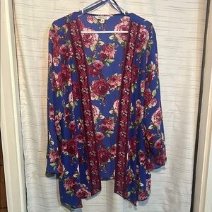 The Pioneer Woman Blue Floral Kimono
